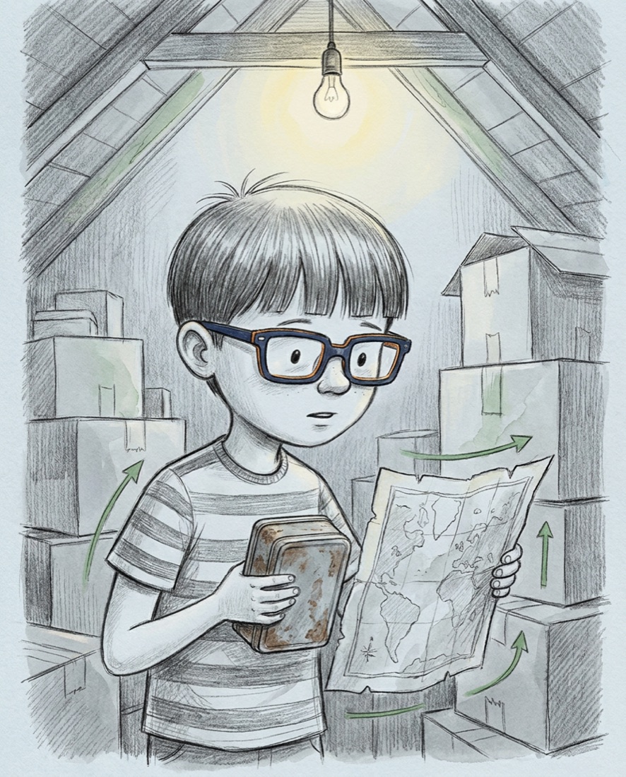 Página del diario ilustrado de Diego